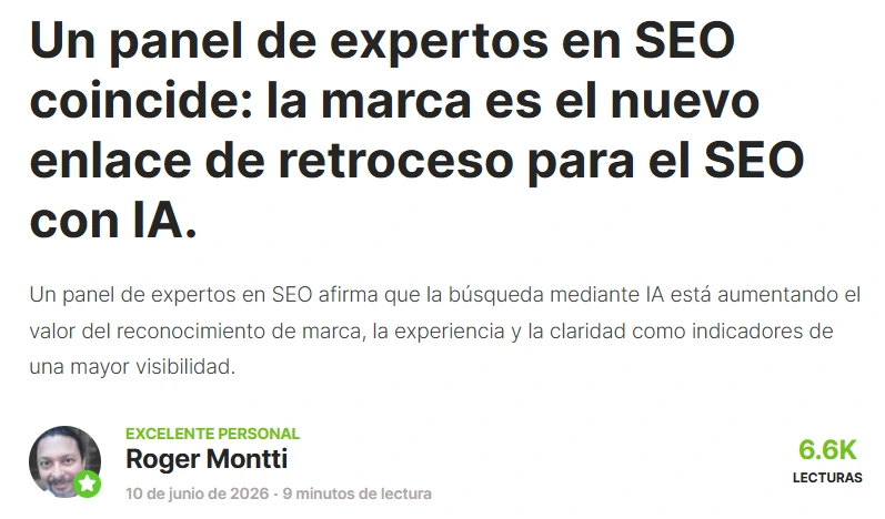 La marca es el nuevo backlink: Por qué el SEO tradicional es una trampa